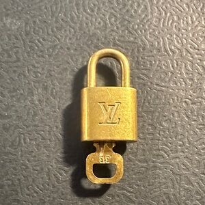 Louis Vuitton Brass Padlock with Key